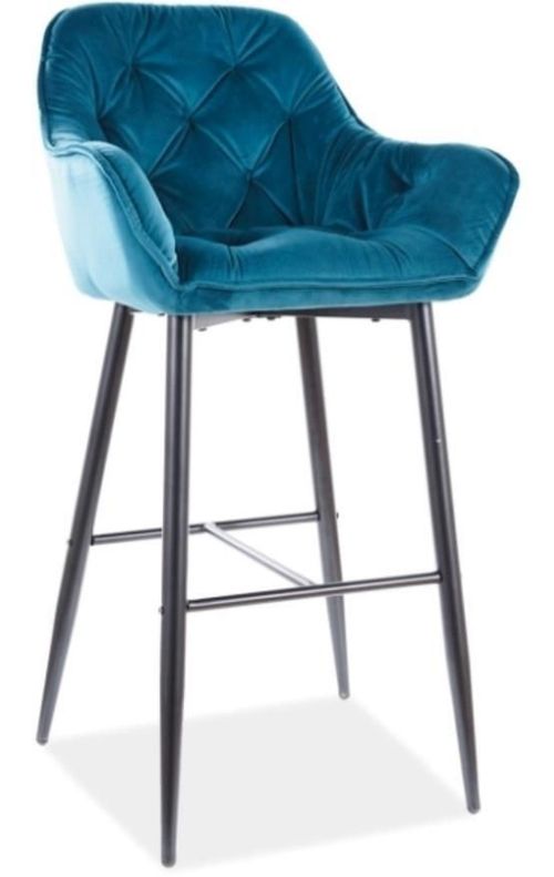 cumpără Scaun de bar Signal Cherry H-1 velvet în Chișinău 