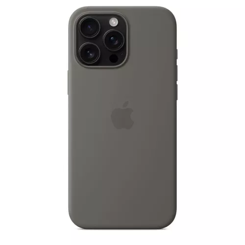cumpără Husă pentru smartphone Apple iPhone 16 Pro Silicone Case with MagSafe Stone Gray MYYL3 în Chișinău 