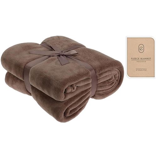 cumpără Textile de casă H&S 56412 Patura 180X230cm fleece, maro în Chișinău 