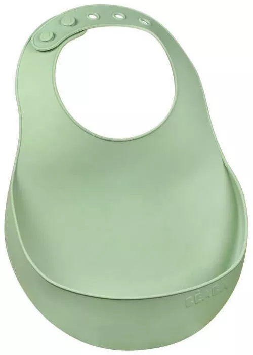 купить Посуда для кормления Beaba B913556 Set de masa silicon Essentials Grey/Sage Green в Кишинёве 