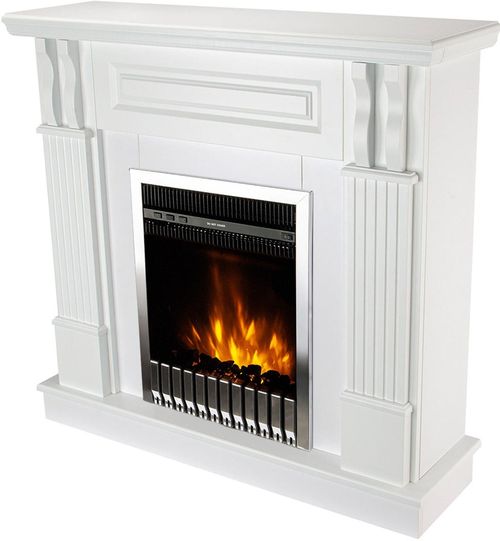 купить Камин электрический ArtFlame Veronix & Gala Silver, 1000x1050x300mm, Alb в Кишинёве 