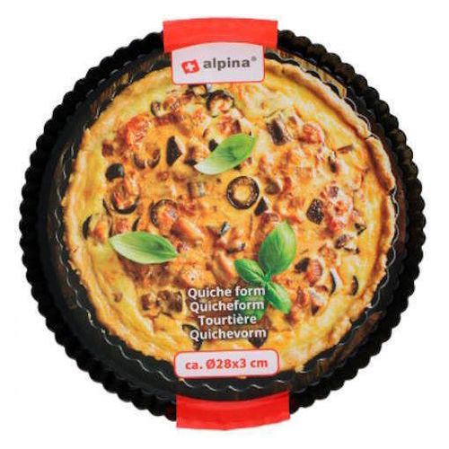 купить Форма для выпечки Alpina Appliances Quiche Non-Stick 28x3cm в Кишинёве 