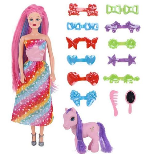 cumpără Păpușă Essa 60308/60297HWT-3 Păpușa cu accesorii pentru păr, 29cm în Chișinău 