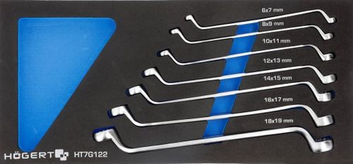 купить Система хранения инструментов Hoegert HT7G049-338 Тележка инструментальная 7 ящиков, 338 предмета в Кишинёве 