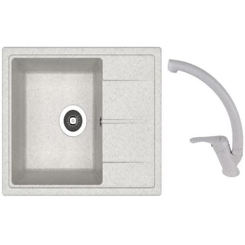 купить Мойка кухонная со смесителем Dr.Gans Nika 580 + SanDonna F 1069 gri в Кишинёве 