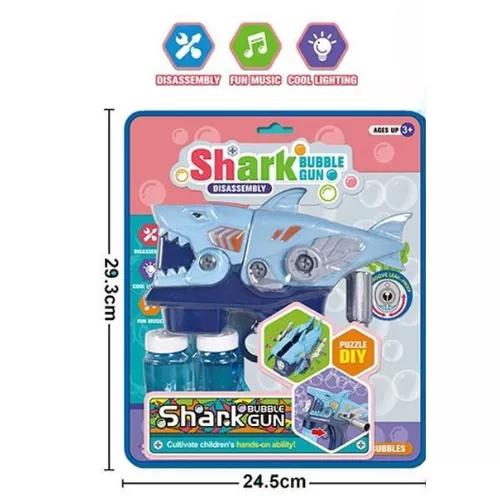купить Игрушка Essa P81268 Suflantă-constructor cu bule Rechin-pistol в Кишинёве 