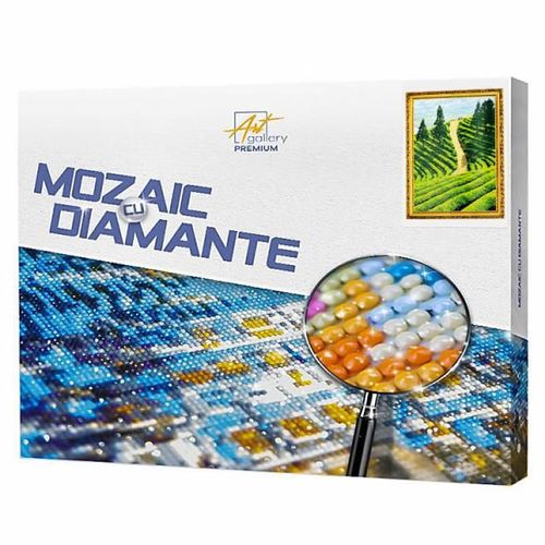 cumpără Tablou pe numere Art Gallery GA79783 Mozaic cu diamante 40x50cm Plantatie de ceai în Chișinău 