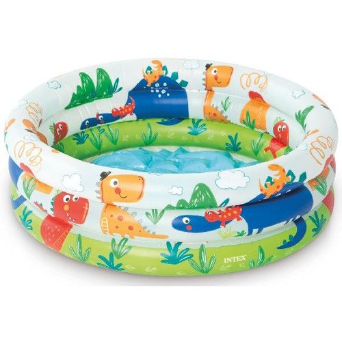 Детский надувной бассейн “Друзья Дино” 61×22 см, 28 Л, 1-3 лет 