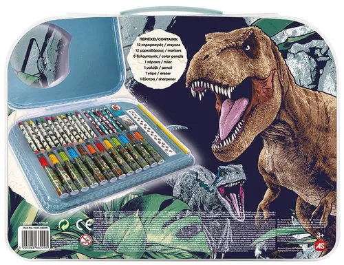 cumpără Set de creație As Kids 1023-66229 Набор для рисования Art Case Jurassic World în Chișinău 