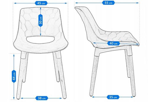 cumpără Scaun Jumi SD-939639 DAVIS alb în Chișinău 