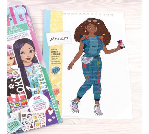 cumpără Set de creație Make it Real 3207M Fashion Design Sketchbook: City Style în Chișinău 