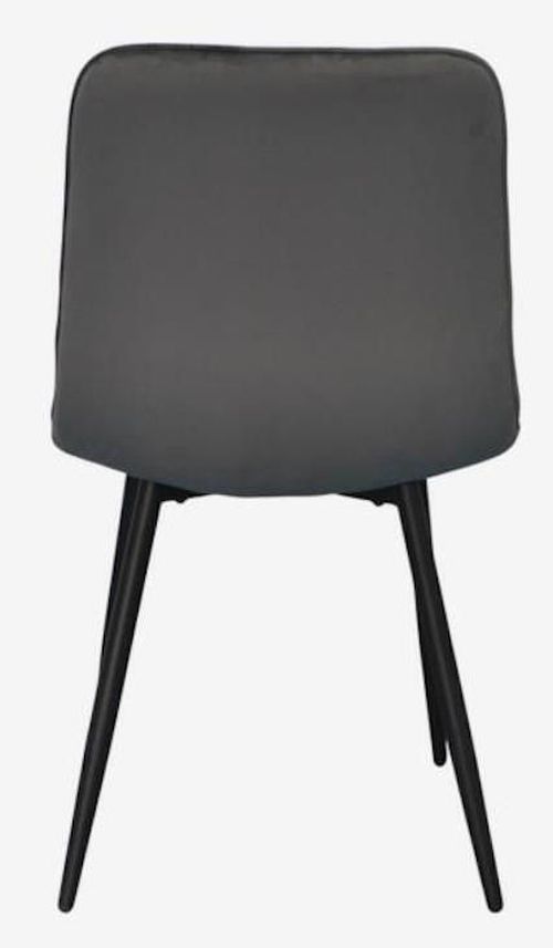 купить Комплект стол и стулья Evelin di Costacurta cтол DT-402-3B + 4 стула YTC-080B Bluvel-14 (Dark grey) в Кишинёве 