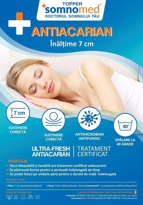 купить Ортопедический матрас Somnart Antiacaria Ortopedic 180 x 200 см в Кишинёве 