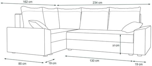 cumpără Canapea Space Meble Paul Plus Itaka 10 Green Dark în Chișinău 