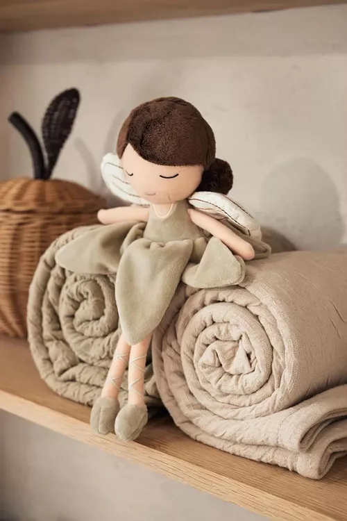 cumpără Set de perne si plapume Jollein 516-511-67051 Paturica Soft Waves Nougat, 75x100 cm în Chișinău 