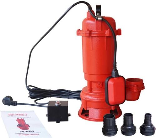 cumpără Pompă Incraft P-WQD-2000 Pompa drenaj-fecal 2000W, fonta, cu cutit-tocator (MSD-023685) în Chișinău 