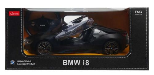 cumpără Jucărie cu telecomandă Rastar 71000 BMW i8, 71000, 1:14 neagra, 58387 în Chișinău 