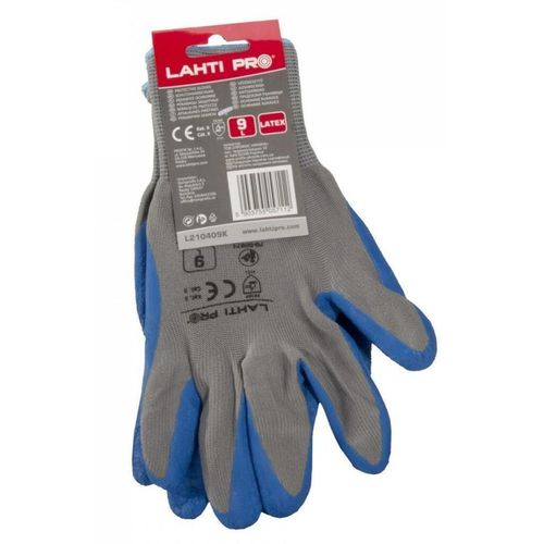 cumpără Îmbrăcăminte de lucru Lahti Pro 7502858 Mănuşi vampirki cu protecţie latex, alb-albastre, L (12per-BL), L210509K în Chișinău 