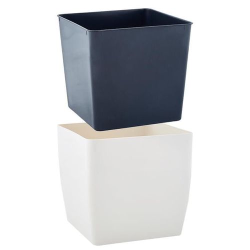 cumpără Ghiveci pentru flori Aleana 115083 Cvadro 16x16x15.5 cm, white rose în Chișinău 