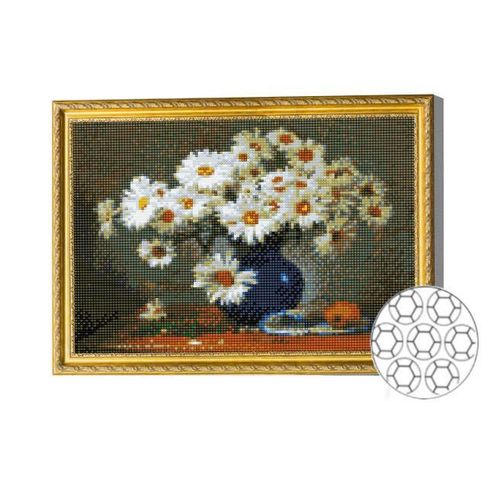 cumpără Tablou pe numere Art Gallery GB73699 Mozaic cu diamante 30x40cm Romanite in vaza în Chișinău 