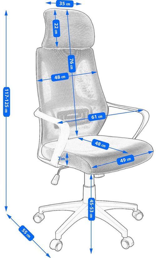 купить Офисное кресло Jumi CM-270701 Futura, Gri в Кишинёве 