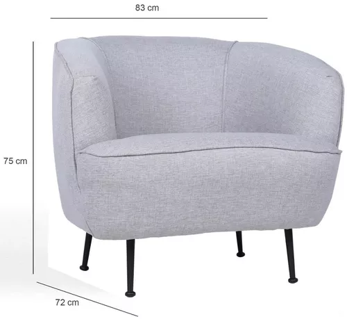 cumpără Fotoliu Trendy Piccoli (Bony)-Lenjerie 72x75x83cm în Chișinău 