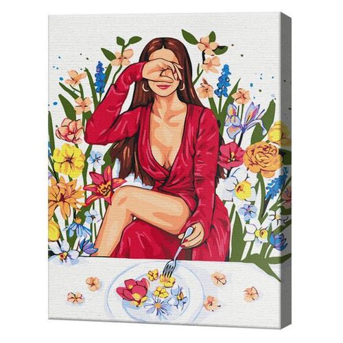 cumpără Tablou pe numere BrushMe BS54030 Pictura pe numere 40x50cm Eco Gustul primaverii în Chișinău 