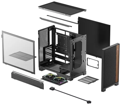 купить Корпус для ПК Deepcool CL600 Black в Кишинёве 