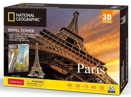 купить Конструктор Cubik Fun DS0998h 3D Puzzle Eiffel Tower в Кишинёве 