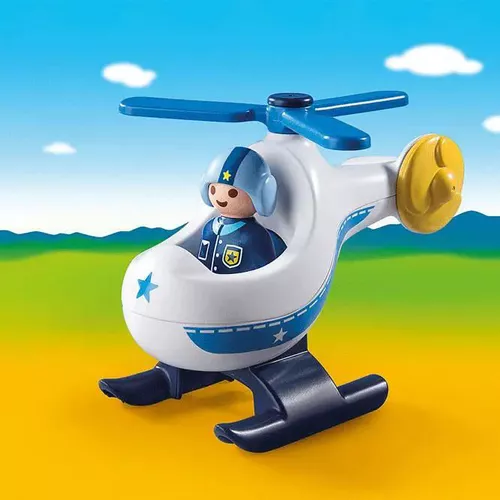 купить Конструктор Playmobil PM9383 Police Copter 1.2.3 в Кишинёве 