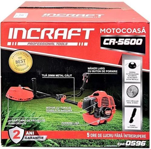 купить Триммер для газона Incraft MSD-024101 Motocoasă 4.1kW CR-5600 в Кишинёве 