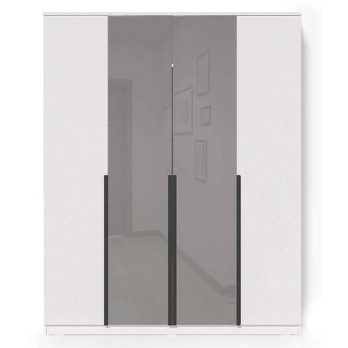 cumpără Dulap Fabrik Home Linia 1600 c зеркалами до пола, белый ясень în Chișinău 