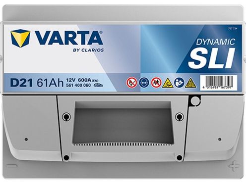 купить Автомобильный аккумулятор Varta 61AH 600A(EN) клемы 0 (242x175x175) S5 004 (561400060K262) в Кишинёве 
