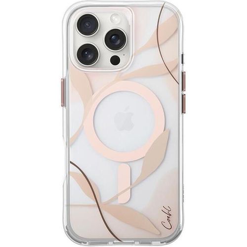 cumpără Husă pentru smartphone UNIQ iPhone 16 Pro Max Coehl with Magclick Charging Verdure, Sping Blossom în Chișinău 