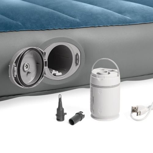 купить Надувной матрас Intex 64187 Prestige Downy, 99x191x25cm cu pompa integrată 5V, max.136kg в Кишинёве 