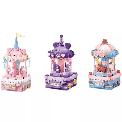 cumpără Set de construcție Sluban P8027 Carusel, 3 modele, de la 250 pînă la 272 elem. în Chișinău 