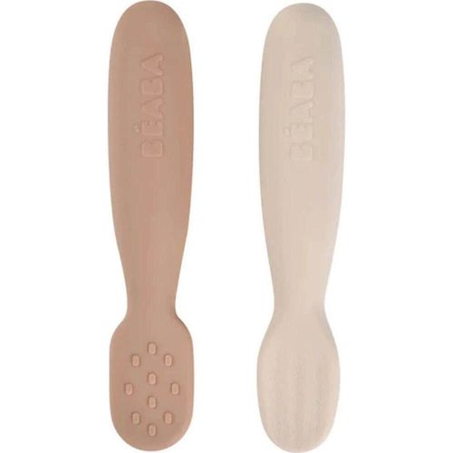 cumpără Seturi pentru hrănire bebelușilor Beaba B913593 Set 2 linguri silicon Praline/Clay în Chișinău 