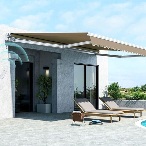 cumpără Umbră pentru grădină Hydro S 9001997, retractabila electrica Capucinno în Chișinău 