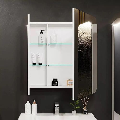 купить Зеркало для ванной Bayro Sonata 700x760 белый в Кишинёве 