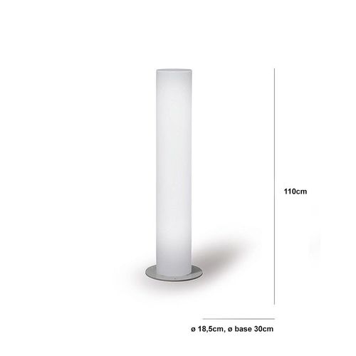 купить Уличный светильник столбик LYXO VERTIGO Column H 110 cm with Led tube Outdoor - wire - metal base - moq. 2 pcs on pallet LA307-HOR110 (Уличный светильник столбик c базой из металла - проводной) в Кишинёве 
