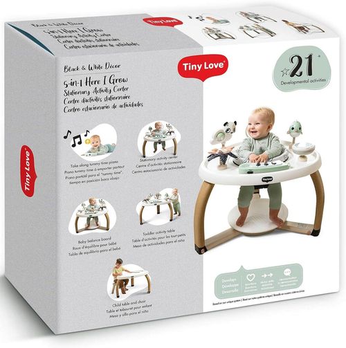 купить Игровой комплекс для детей Tiny Love 2222180831 Stationary Activity Center Black&White Decor в Кишинёве 