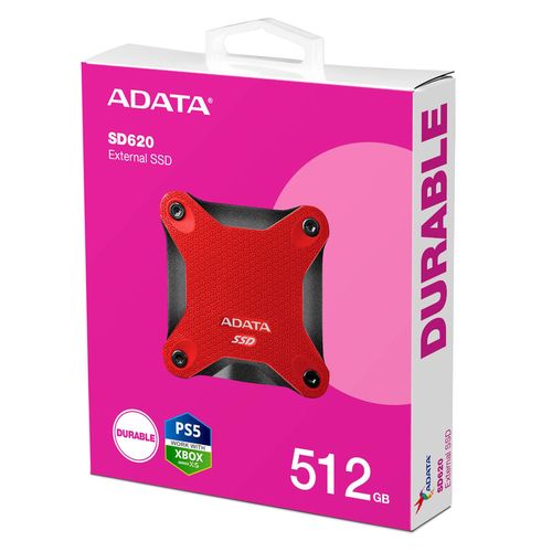 cumpără Disc rigid extern SSD Adata SD620 1Tb USB3.2 Red în Chișinău 