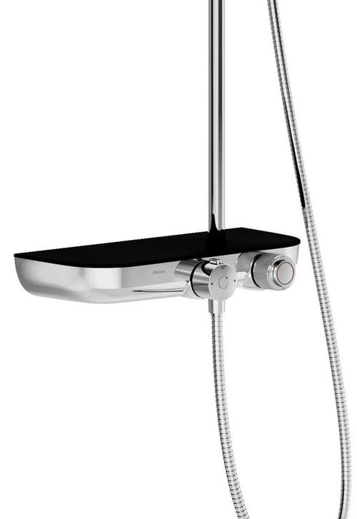 купить Душевая панель Ravak Bara dus TE termostatica c polita chrome/black TE 094.02CR/BL (X070162) в Кишинёве 