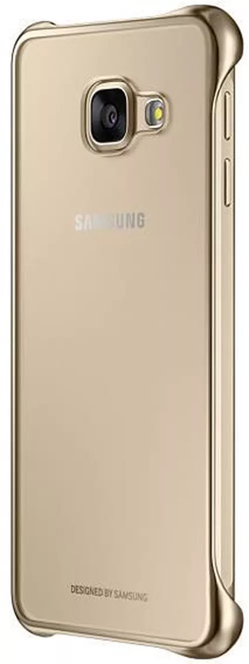 cumpără Husă pentru smartphone Samsung EF-QA310, Galaxy A3 2016, Clear Cover, Gold în Chișinău 