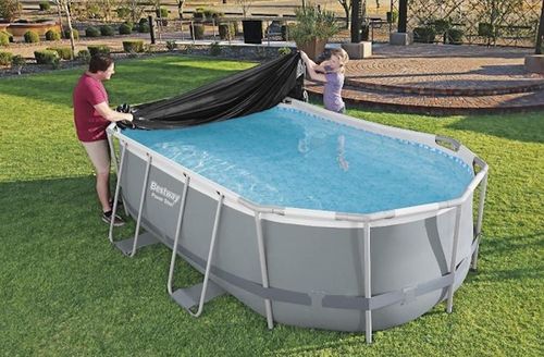cumpără Protecție pentru piscină Bestway 58425BW Husa piscina 427х250х100cm în Chișinău 