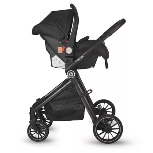 cumpără Сărucior pentru copii Coccolle Ago Diamond black, 3in1 cu landou transformabil în Chișinău 
