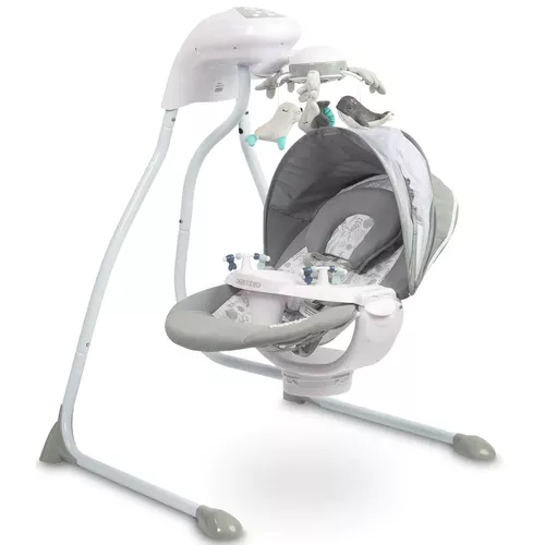 купить Детское кресло-качалка Caretero 8094 Raffi Графитовые в Кишинёве 