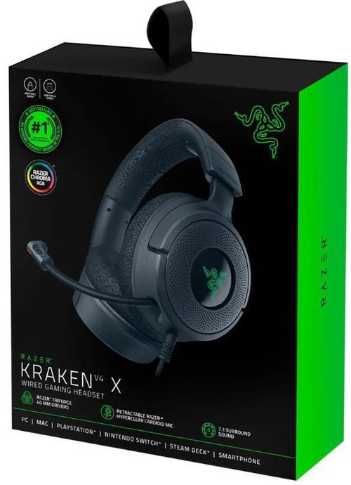 купить Наушники игровые Razer RZ04-05180100-R3M1 Kraken V4 X USB в Кишинёве 
