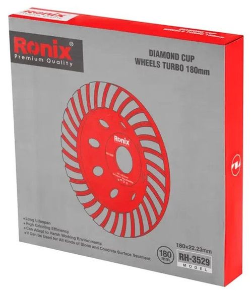 купить Диск шлифовальный Ronix RH-3529 Cupă turbo tăiere granit в Кишинёве 