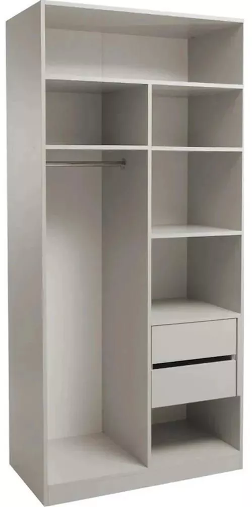 cumpără Dulap Mashtab 12249 FLEXO M3 cashmere uși Gri 1000x530x2200 în Chișinău 